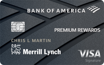 merrill edge card rewards ml preferred bank america premium