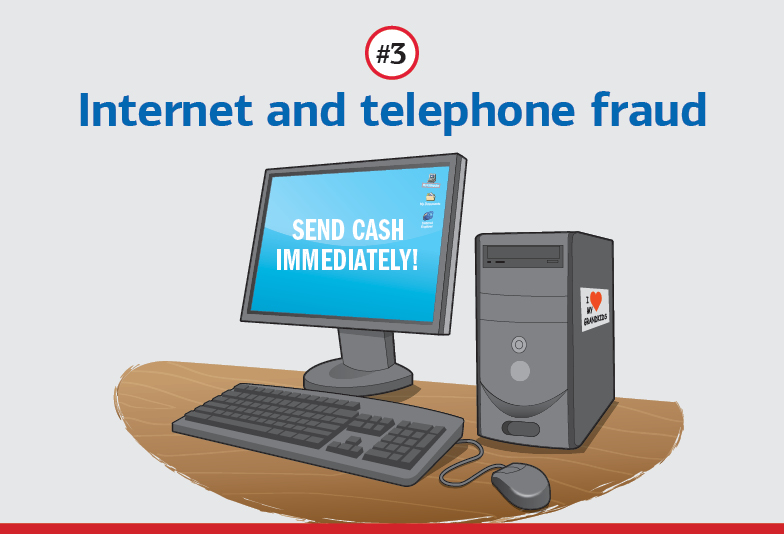 #3 Internet and telephone fraud
