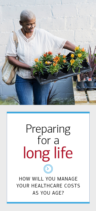 Preparing for a long life. How will you manage your healthcare costs as you age?