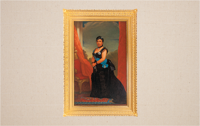 William Cogswell’s portrait of Queen Lili’uokolani